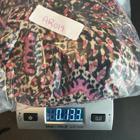 Chico’s Travelers Size 1‎ Black Pink Abstract Open Front Cardigan Jacket - Picture 6 of 6